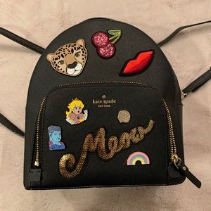 Kate Spade Meow Embellished Backpack